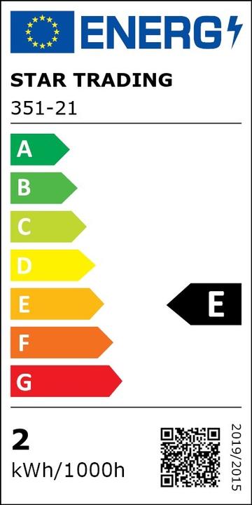 Energy Label Star Trading Filament (E14, 2.60 W, 250 lm, 1 x, E)
