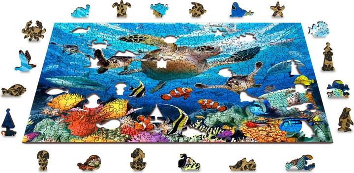 Produktbild WoodenCity Puzzle Holz L Ocean life (505 Teile)