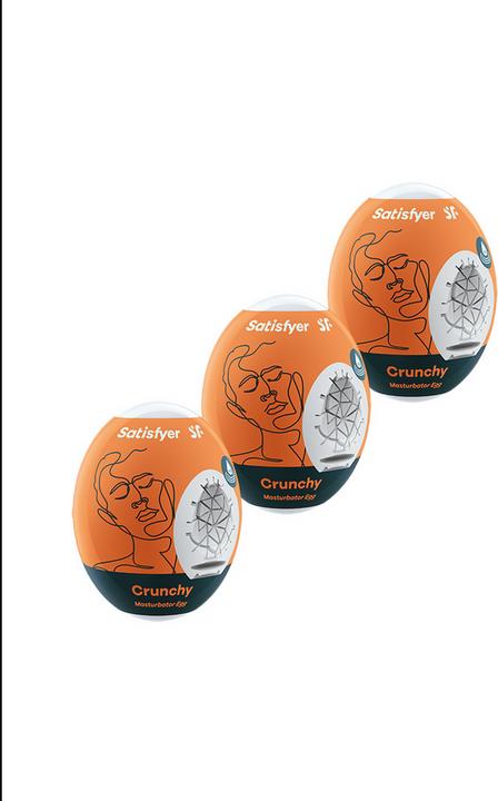 Produktbild Satisfyer Masturbator Egg Set - Chrunchy