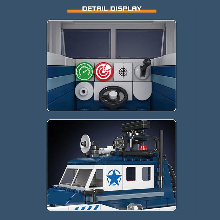 Image du produit Mould King Bateau de police