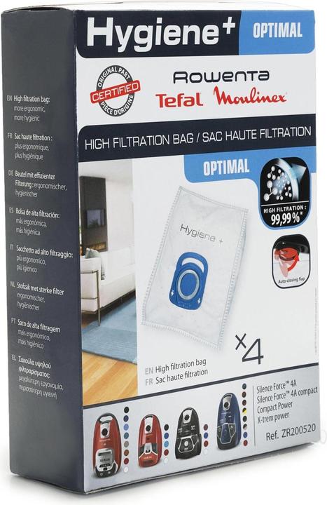 Actual product image Rowenta ZR200520 Dust bag (4 x)