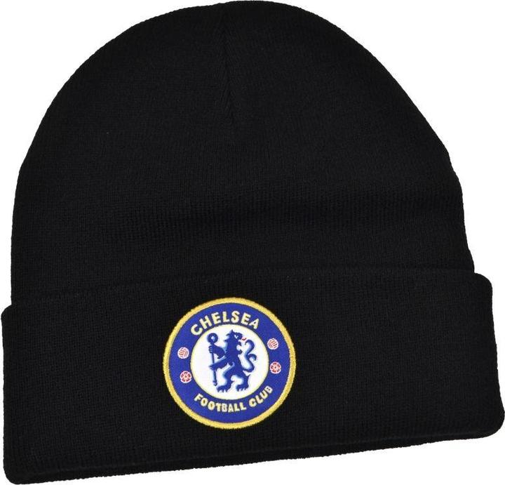 Actual product image Chelsea FC Unisex Adult Crest Knitted Beanie