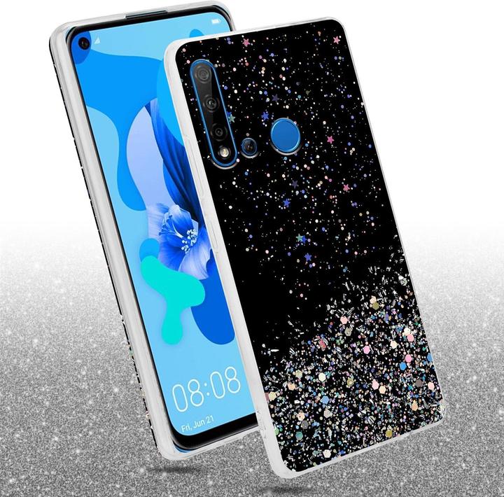Actual product image Cadorabo TPU cover sparkling glitter (Huawei Nova 5i, Huawei P20 Lite (2019))