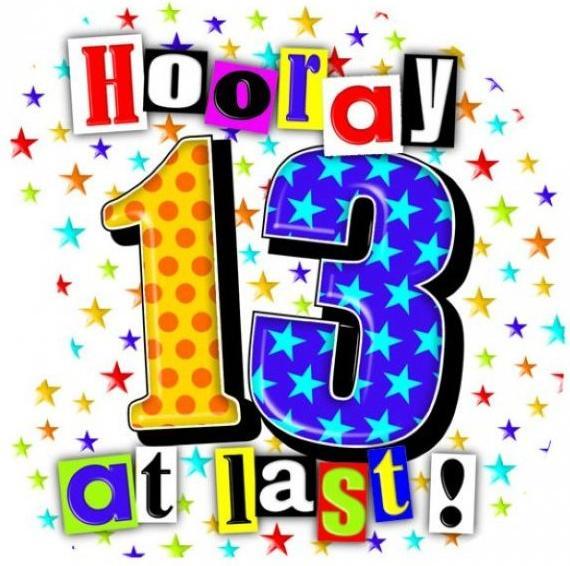 Simon Elvin Geformtes Abzeichen zum 13. Geburtstag