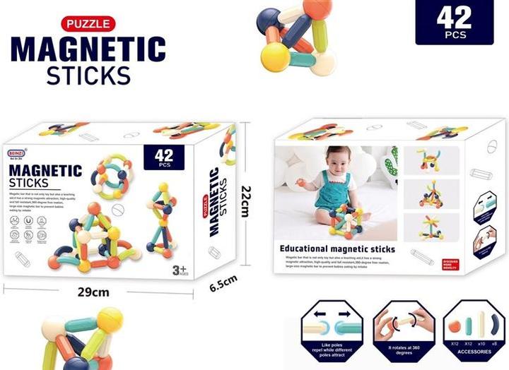 Produktbild No Name TOY CONSTR MAGNETIC 42PCS BEZ-002