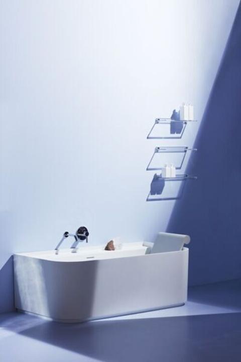 Produktbild Laufen Sonar Badewanne, Vorwandversion, 1600x815x535mm, 2 Rückenschrägen, weiss (160 cm, 81.50 cm)