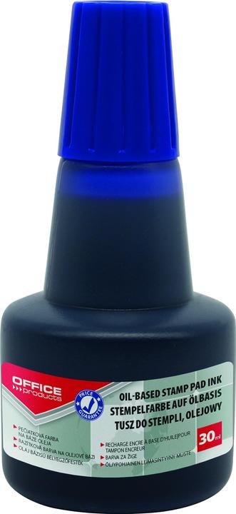 Immagine prodotto Office Products Inchiostro ad olio per timbri in metallo, 30ml, blu