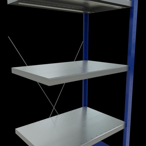 Actual product image Schulte Lagertechnik MULTIplus250 boltless bay system with cross brace