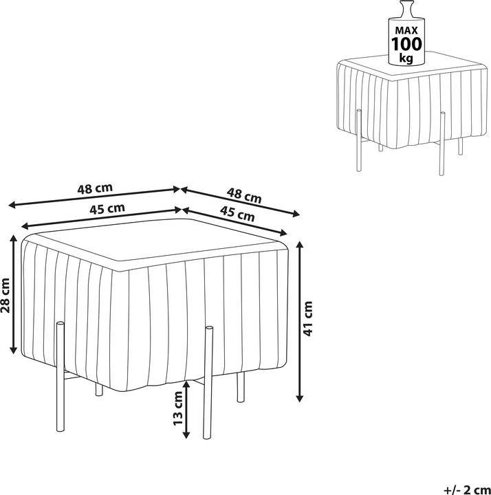 Actual product image Beliani Dayton