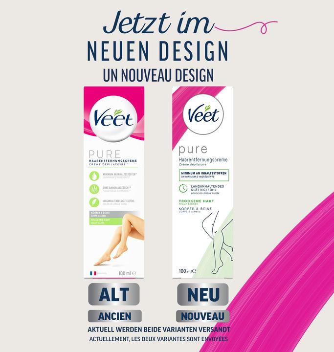 Actual product image Veet Hair Removal Cream (100 ml, 1 x, 132 g)