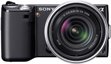 Produktbild Sony NEX-5K, 14 MP, 7fps, FullHD Movie, 18-55mm KIT, Schwarz