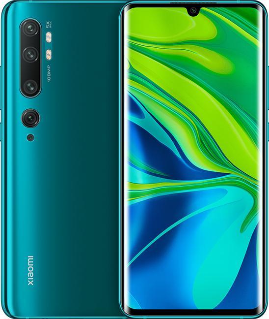 Xiaomi Mi Note 10 Pro (256 GB, Aurora Green, 6.47", Dual SIM, 108 Mpx, 4G)