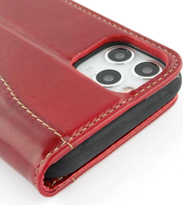 Image du produit Fierre Shann Fourre Flip cuir véritable (Realme 12 Pro+, Apple iPhone 12)