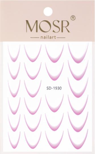 Nagellack24 Nail Art Sticker Selbstklebend Ombre