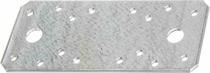 Actual product image GAH sendzimir galvanised Alberts 330057 Flat connector 133 x 55 mm (Flat connectors, 1 pcs.)