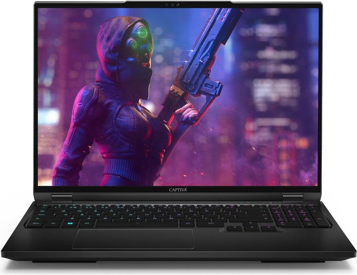 Image du produit Captiva Gaming haut de gamme I86-497 (16", Intel Core i9-14900HX, 16 Go, 256 Go, DE)