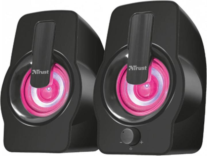 Actual product image Trust Speaker||Gemi RGB|PMPO 12 Watt|1xAudio-In|Black|22948
