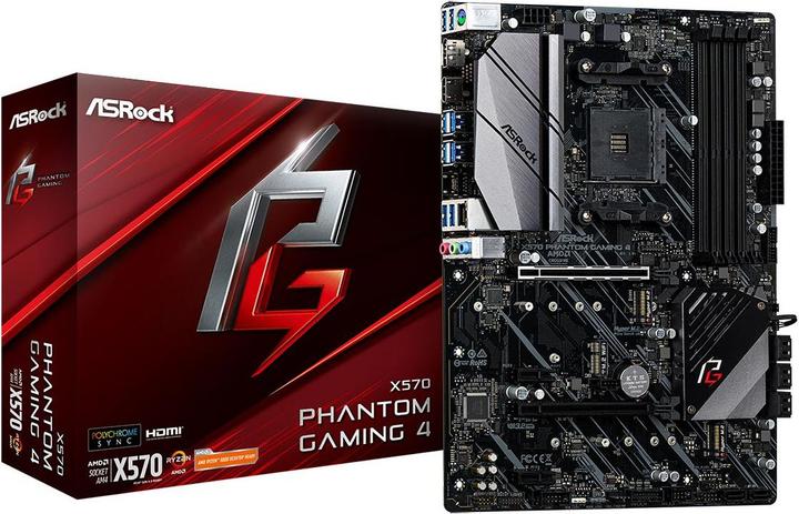 AsRock X570 Phantom Gaming (AM4, AMD X570, ATX)