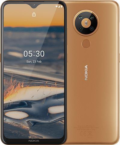 Nokia 5.3 (64 GB, Sand, 6.55", Dual SIM, 13 Mpx, 4G)