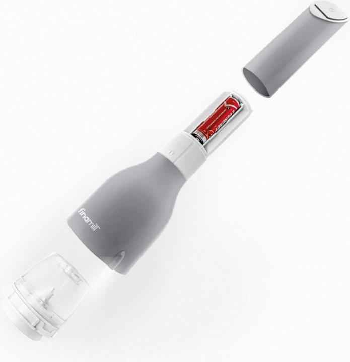 Actual product image FinaMill One stone with two FinaPod Pro Plus battery-operated (Salt)