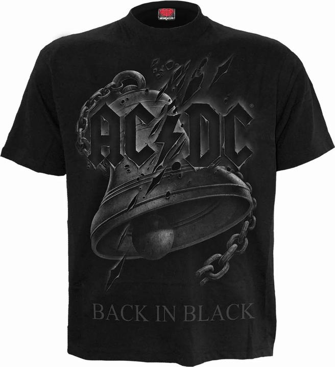 Spiral Back In Black Hemd Zerrissen