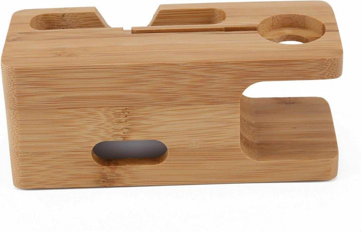Image du produit PhoneLook Support universel deluxe pour + Watch Support en bois de bambou (XS, iPhone X)