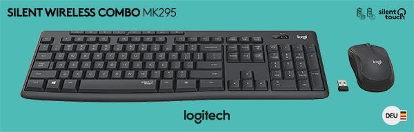 Actual product image Logitech MK295 Silent (DE, Wireless)
