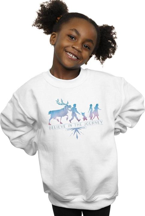 Immagine prodotto Disney Frozen 2 Believe In The Journey Silhouette Felpa Ragazze (116)