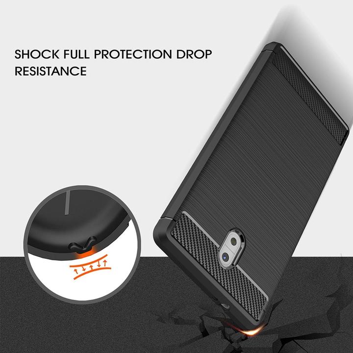 Produktbild König Design Nokia 3 Hülle Case Handy Cover Schutz Tasche Schutzhülle Bumper Schale Etui Grau (Nokia 3)