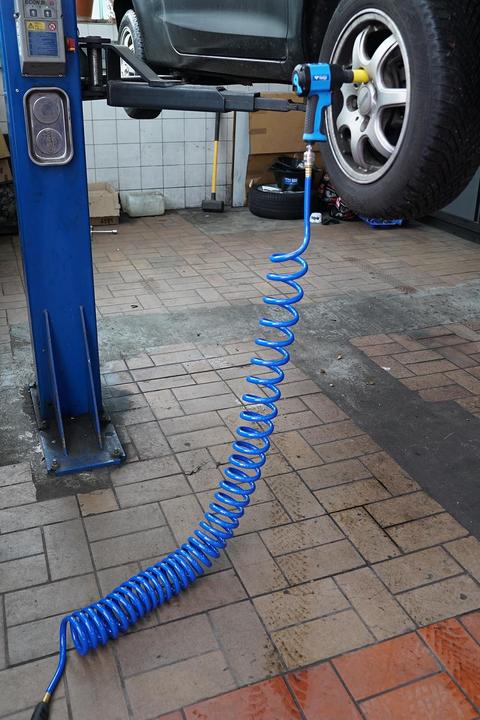 Actual product image KS Tools Compressed air spiral hose Ø 10 mm, 10 M
