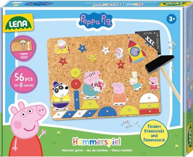 Produktbild Lena Hammerspiel Peppa Pig, Faltschachtel