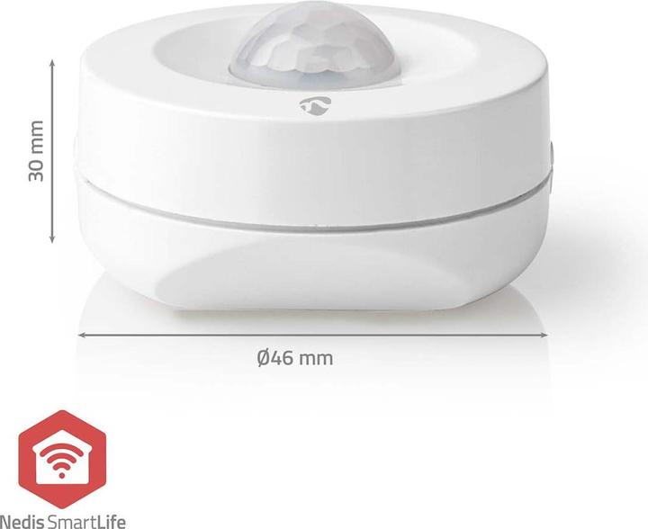 Produktbild Nedis Smart-PIR-Bewegungssensor | Zigbee | Batterie inbegriffen (5 m)