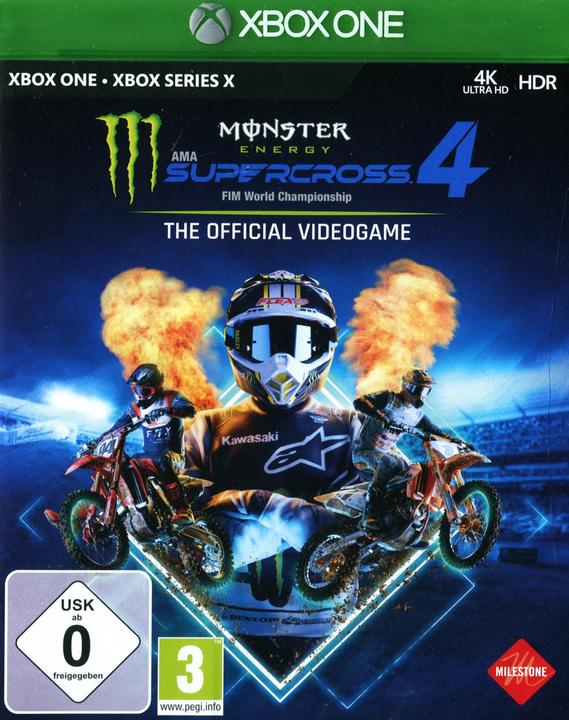 Actual product image Milestone Monster Energy Supercross The Official Videogame 4 (Xbox Series X, Xbox One X, Multilingual)