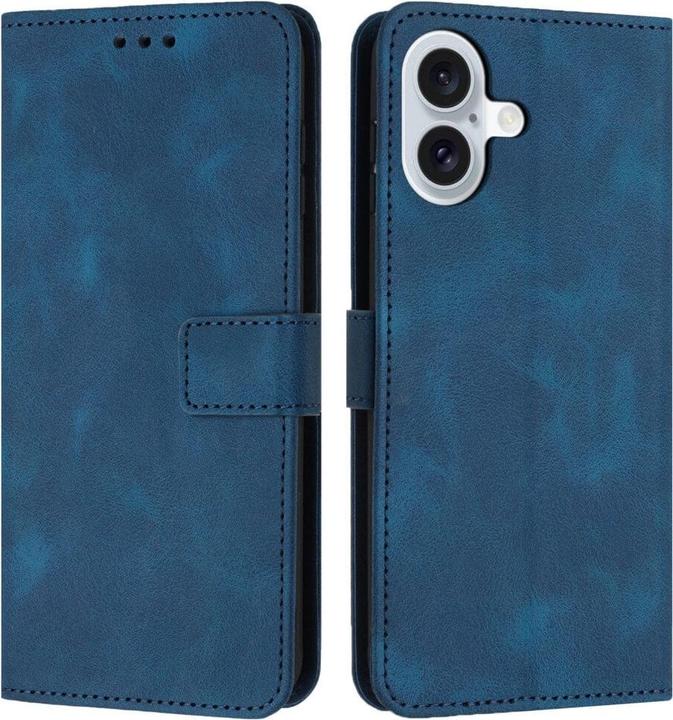 Produktbild Cover-Discount iPhone 16 – Wildleder Look Etui im Vintage Design (Apple iPhone 16)