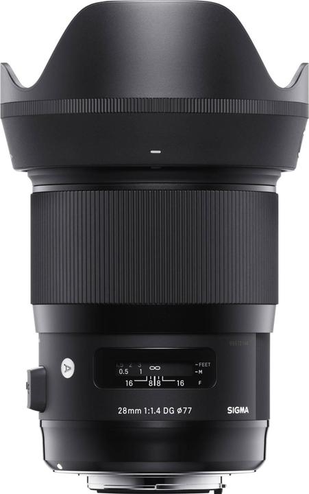 Image du produit Sigma 28mm f/1.4 DG HSM ART, Sony E (Sony E, APS-C / DX, Plein format)