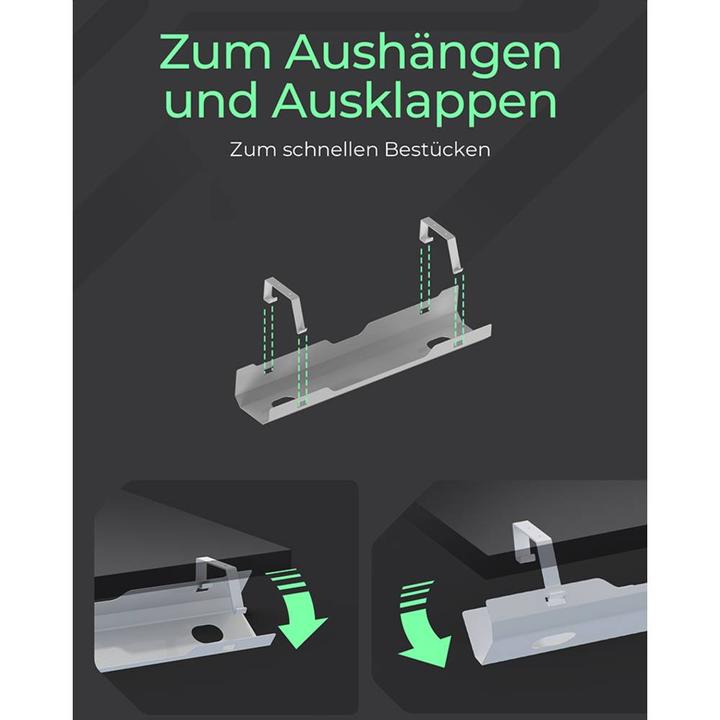 Produktbild Icy Box Kabelmanagementwanne (Kabeldurchlass, 61 cm)