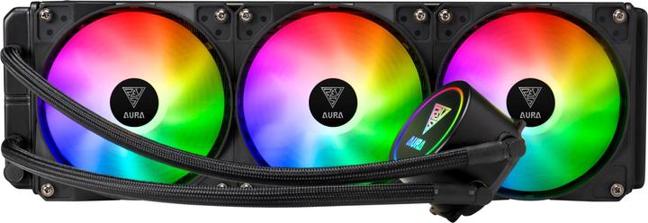 Actual product image Gamdias Kit Watercooling Aura GL RGB - 360mm (Noir)