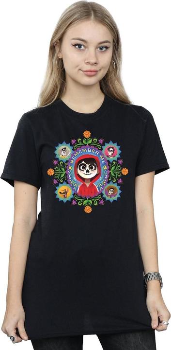 Actual product image Disney Womens/Ladies Coco Remember Me Cotton Boyfriend T-Shirt (3XL)