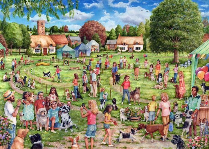 Immagine prodotto Gibsons Puzzle Village competizione canina 1000 pezzi (1000 pezzi)