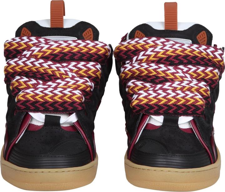 Immagine prodotto Lanvin sneakers a cordolo in pelle e camoscio bianco e bordeaux (44)