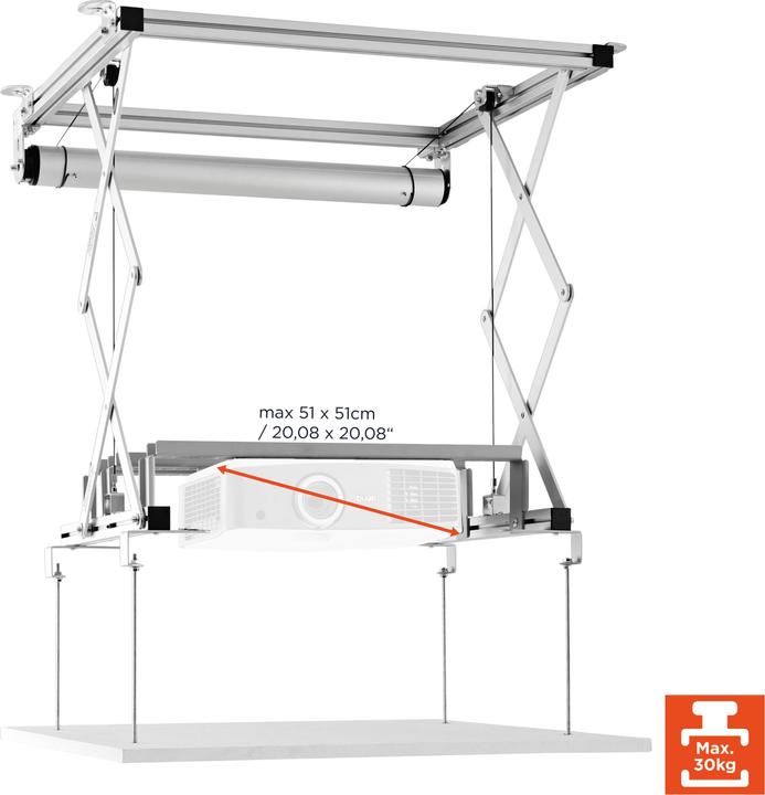 Immagine prodotto Celexon Expert PL400 HC Plus - Sollevatore elettrico per proiettore (Soffitto)