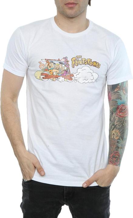 Produktbild The Flintstones Family Car Distressed TShirt (3XL)