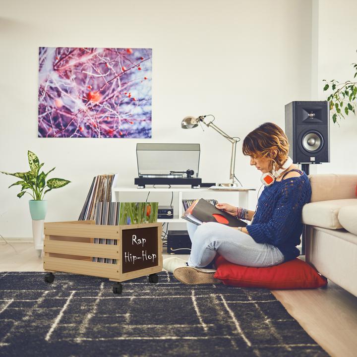 Produktbild Relaxdays Schallplatten-Kiste (Platten)