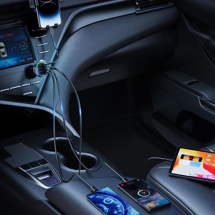 Actual product image Joyroom 70W 4-Port Car Charger
