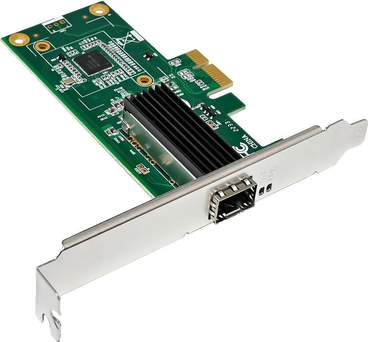 Actual product image InLine Gigabit network card, 1x SFP, PCIe x1, incl. low profile slot bracket (PCI Express 2.1)