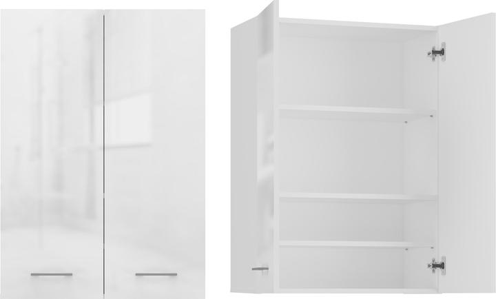 Actual product image Topeshop Cabinet above the washing machine POLA MINI DD 64x30xH90 white glossy