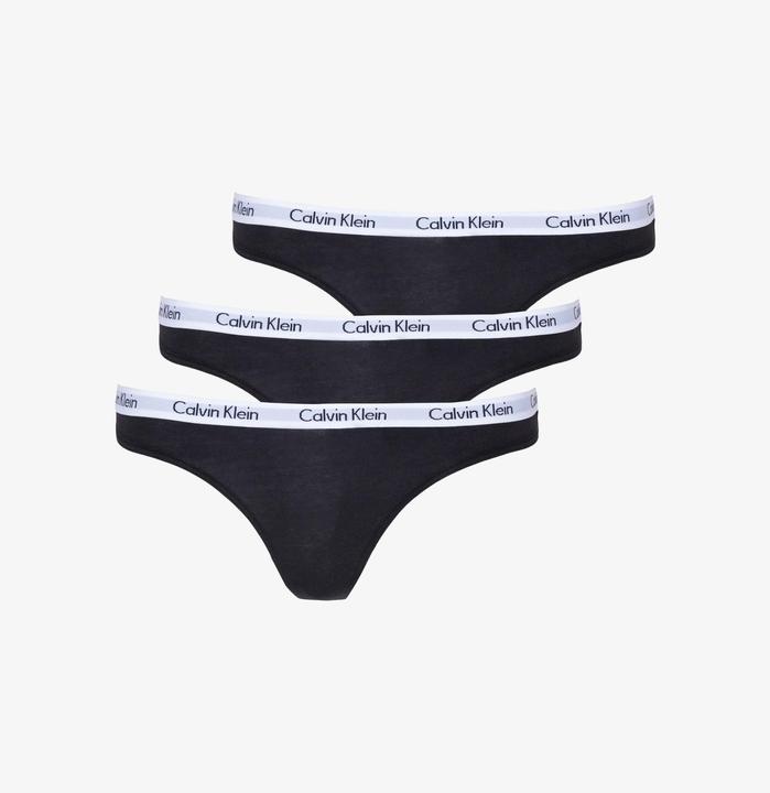 Produktbild Calvin Klein String schwarz (S, 3er Pack)