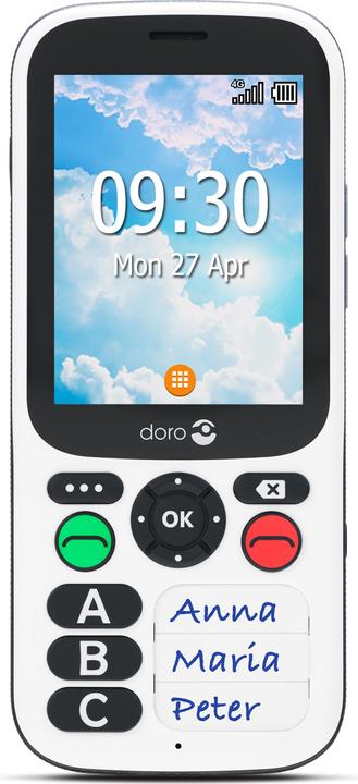 Actual product image Doro 780X - 4G Mobile Phone - Dual SIM - RAM 512 MB / Internal Memory 4 GB - microSD Slot - (2.80", 4G)