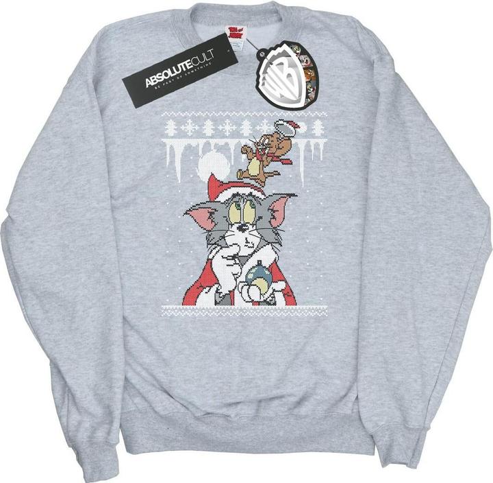 Tom & Jerry Christmas Fair Isle Sweatshirt