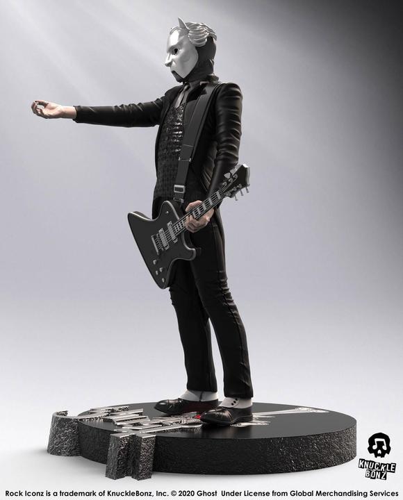 Image du produit Knucklebonz Rock Iconz : Ghost - Statue de la Goule sans nom Guitare noire